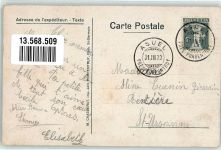 2900 Porrentruy Pruntrut 1917 Gebrauchsspuren WK I Bombardement 24.4.1917