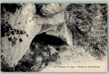 Rochers de Naye Gebrauchsspuren Grotte de Tannaz Brisac