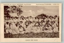 1083 Mézières VD 1911 Foto AK Theatre du Joroat Choer des Dames