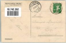 1083 Mézières VD 1911 Foto AK Theatre du Joroat Choer des Dames