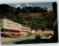 9490 Vaduz Foto AK Hotel Engel Gasthaus Ratskeller Auto