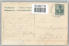 9400 Rorschach Gebrauchsspuren Hafen mit Kornhaus, Bahnhof, Schiff