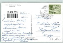 3944 Unterbäch VS - Wallis Bietschhorn