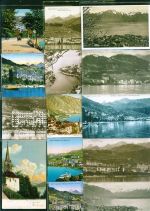 1820 Montreux Lot mit 24 AK 1902-1927; gute Erhaltung, größtenteils gelaufen