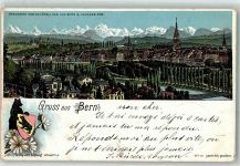 3000 Bern Berne 1899 Lithographie
