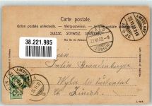 8783 Linthal 1902 Foto AK Schreyenbachfall Bahnpost Zug 218 Nr. 26