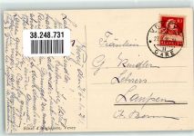 1800 Vevey 1921 Foto AK Hotel Angleterre