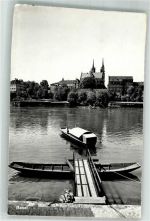4000 Basel Bâle 1963 Foto AK Rhein- Fähre