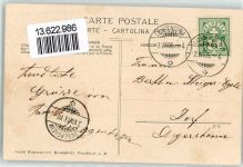 9620 Lichtensteig Prägedruck Kirche Stadtbrücken Marktplatz Lithographie