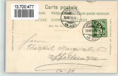 8903 Birmensdorf ZH 1899 BOAKC Eisenbahn Lithographie