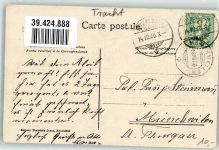 Bär Edelweiss Tracht Schweiz 1906