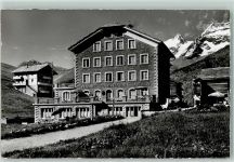 3906 Saas-Fee - Hotel Pension Allalin mit Fletschhorn und Laquinhorn