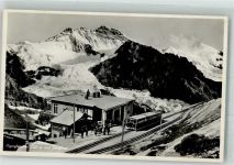3801 Jungfraujoch Foto AK Bahnhof Bergbahn Jungfraubahn