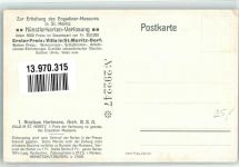 7500 St. Moritz Künstlerkarte sign Nicolaus Hartmann Villa Engadiner Museum Künstlerkarten Verlosung Los Nr 292247