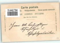 9000 St. Gallen S. Gallo Lithographie Kloster Monumentalbrunnen Museum