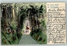 Tellskapelle 1906 - Handgemalt Hohle Gasse