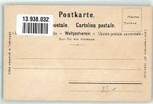 3825 Mürren Lithographie / Künstlerkarte Berneroberland Berge sign. C. Steinmann