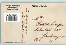 2300 La Chaux-de-Fonds 1910 - Char romain Cortège Historique