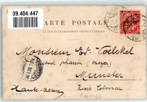 Chillon Chateau 1901 Künstlerkarte sign. Meltzer