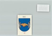 8132 Egg bei Zürich - Vignette Wappen Kaffee Hag ca 1920-1940
