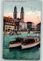 8000 Zürich 1916 - Gasthaus Haus zum Rüden Limmatquai Grossmünster