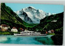3800 Interlaken 1967 Foto AK Dampfschiff Stadt Bern