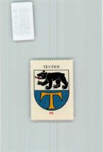 9053 Teufen AR - Vignette Wappen Kaffee Hag ca 1920-1940 Bär