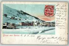 7260 Davos Dorf 1904 Gebrauchsspuren