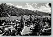 7270 Davos Platz - Blick von der Hohen Promenade auf Davos-Platz Jakobshorn und Leidbachhorn
