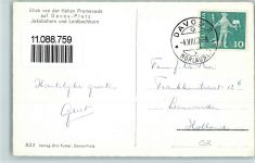 7270 Davos Platz - Blick von der Hohen Promenade auf Davos-Platz Jakobshorn und Leidbachhorn