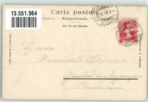 8762 Schwanden GL 1908 Foto AK Kath. Kirche Pfarrhaus