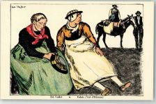 8000 Zürich - sign. Vallet Tracht/Brauchtum Ort lt. Verlag