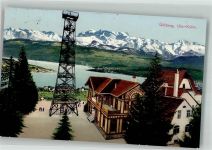 8143 Uetliberg 1913 Foto AK Aussichtsturm Gasthaus Uto-Kulm