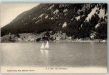 Champex 1909 - Segelschiff