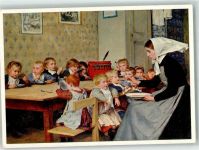 2500 Biel/Bienne - sign. A. Anker Die Kindergrippe Schw. Tuberkulosespende Ort lt. Stempel