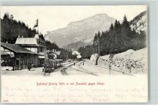 3860 Brünig - Bahnhof Dampfzug