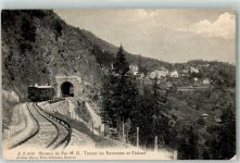 1925 Finhaut - Eisenbahn Revennez-Finhaut Tunnel