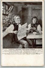 4800 Zofingen Foto AK Tracht Frau Mann Schweizer. Allgemeine Volks-Zeitung