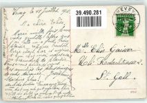 1800 Vevey 1910 - Schwalbe Grusskarte