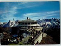 3825 Mürren - Schilthornbahn Berner Oberland Drehrestaurant Piz Gloria mit Eiger Mönch Jungfrau
