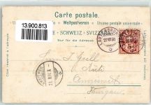 3822 Lauterbrunnen 1898 Lithographie Staubbach Lauterbrunnenthal Edelweiss