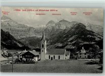 3775 Lenk im Simmental 1913 - Kirche Wildstrubel