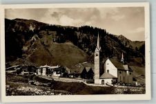 7188 Sedrun 1946 Foto AK Kirche Feldpost Schulen Mot.Transport Trp.