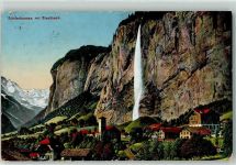 3822 Lauterbrunnen 1912 - Staubbachfall