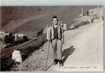 1833 Les AvantsKnabe mit Wanderstock