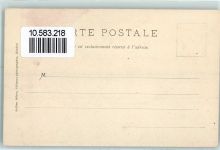 1874 Champéry Gebrauchsspuren 2 junge Walliserfrauen mit Milchkanne auf Pferd