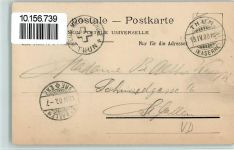 3653 Oberhofen am Thunersee 1900 - Blick auf Oberhofen am Thunersee