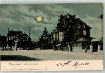 2900 Porrentruy Pruntrut 1905 Gebrauchsspuren Bahnhofstraße Hotel Mondschein