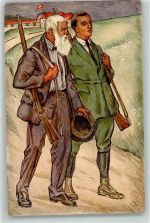 8000 Zürich 1924 Gebrauchsspuren Schweiz Schützenverein Jäger Ort lt. Stempel