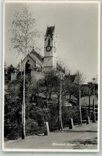 8708 Männedorf Foto AK protest. Kirche